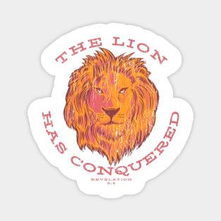 The Lion Has Conquered Revelation 5:5 Magnet