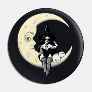 Moon Witch Pin