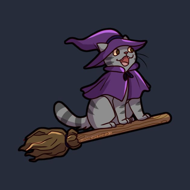 Witch Cat by MissOstrich