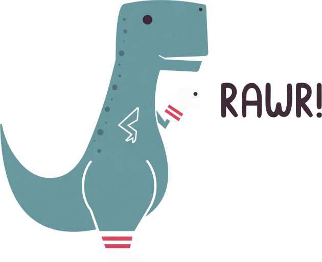 Dino Sock Kids T-Shirt by HandsOffMyDinosaur