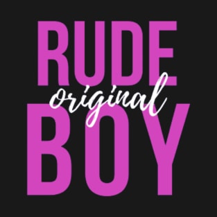 Rude Boy, Mug, Pin, Mask T-Shirt