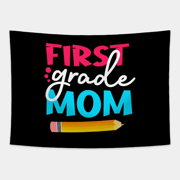 First Grade Mom Tapestry by Cooldruck