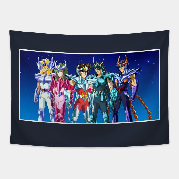 Knights of the zodiac Tapestry by Oralepinz 