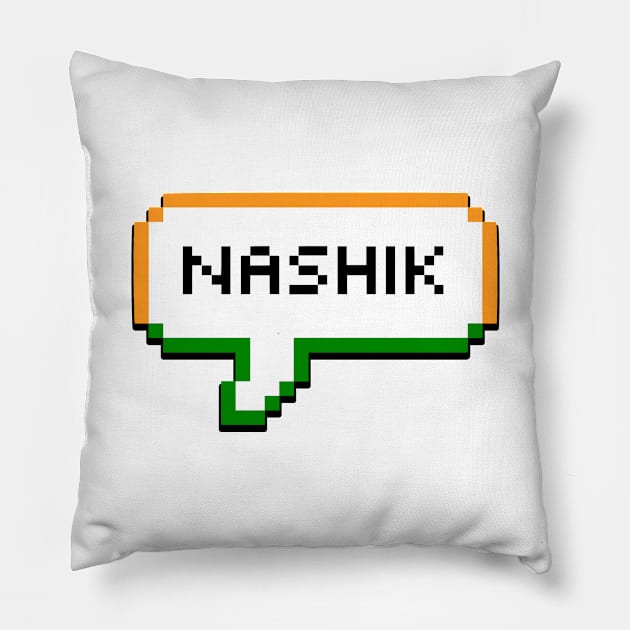 Nashik India Bubble Pillow by xesed