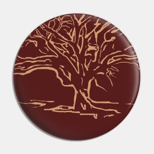 Gnarly Tree Pin