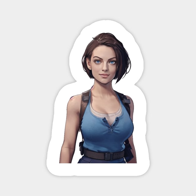 Jill Valentine Magnet by mindworldz