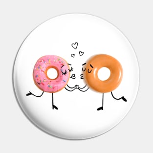 Donuts in Love Pin