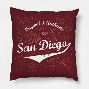 Original San Diego City Shirt Pillow