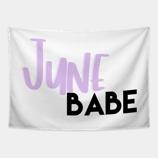 June babe Tapestry by gdm123