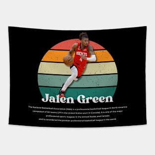 Jalen Green Vintage V1 Tapestry