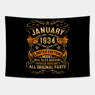 1934 vintage birthday Tapestry
