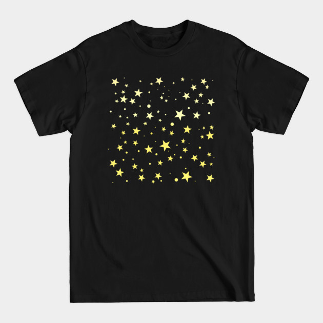 Discover cute starry sky baby blue gift yellow shiny stars on light blue background starlit sky mask - Starry Sky - T-Shirt