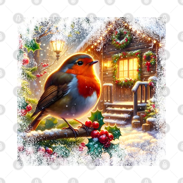 Christmas Robin by OddHouse