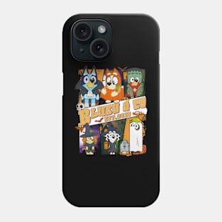 halloween bluey scary Phone Case