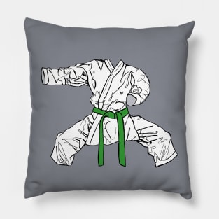 Green Belt Karate Gi Pillow