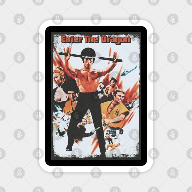 enter the dragon 4 Magnet by Deconstructing Comics