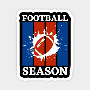 Mens Vintage American Football Season Funny Football Dad Thanksgiving Magnet