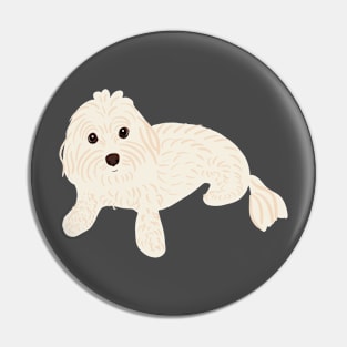 Cute Maltipoo Pin