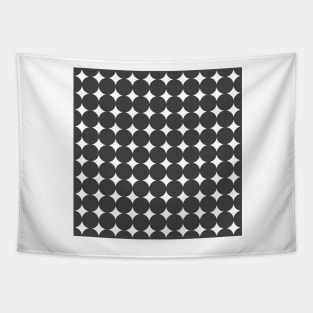 Retro Circles and Diamonds Tapestry