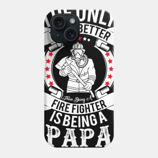 Fire Fighter Design Cute Dads Firefighter Design Phone Case