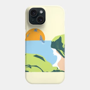 Dance with the waves Phone Case