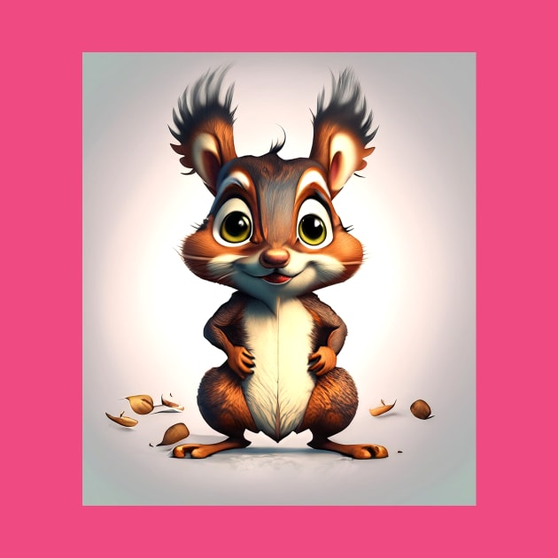 Cute Squirrel by FlySquareWare