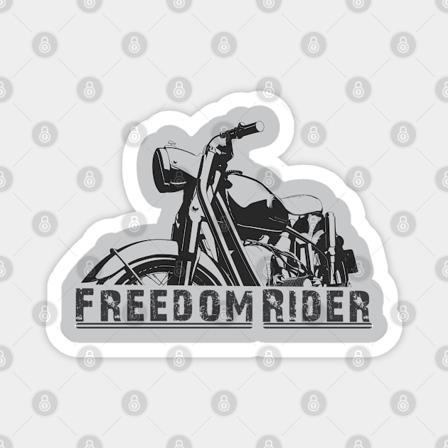 freedom rider Magnet by dodolanlaku