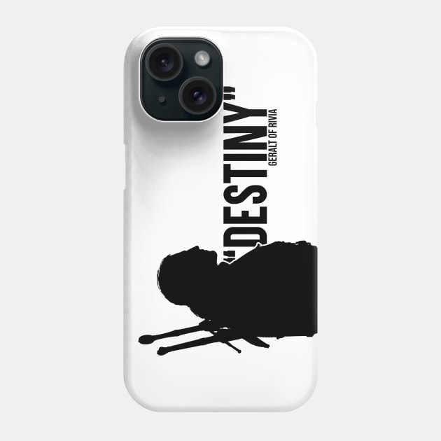 Geralt Of Rivia: Destiny Phone Case by artsylab