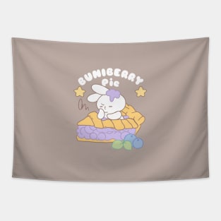 Cute rabbit in Buniberry Pie cute dessert Tapestry