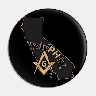 MWPHGLCA - Black & Gold Pin