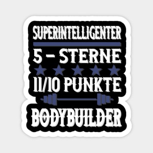 Bodybuilder Gym Krafttraining Geschenk Spruch Magnet