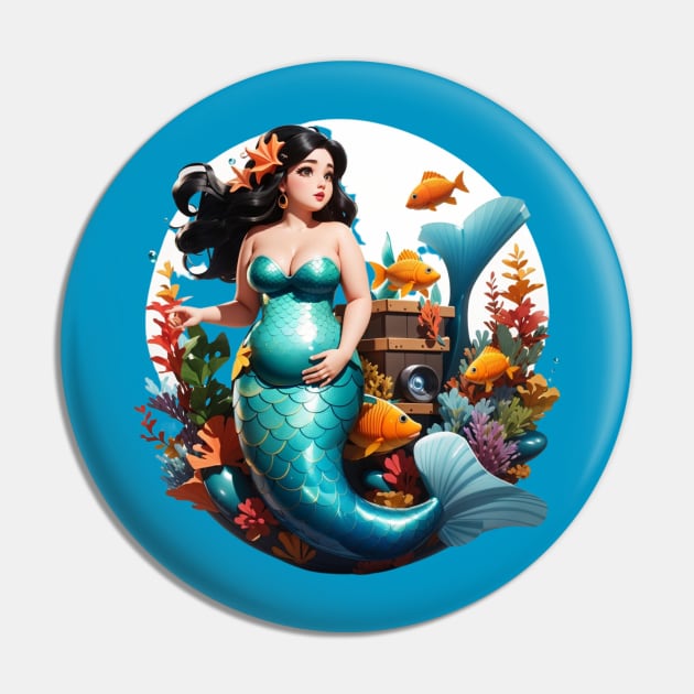 Expecting Mother Mermaid Pin by MGRCLimon