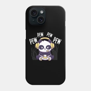 Gaming Panda Pew Pew Video Game Addict Phone Case