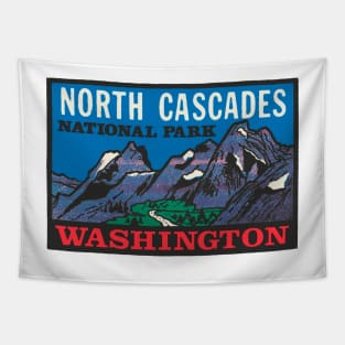 North Cascades National Park Vintage Style Tapestry