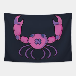 crab with plaster Tapestry