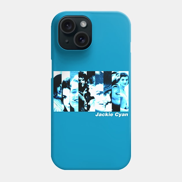 Jackie Cyan Phone Case by masvolpi