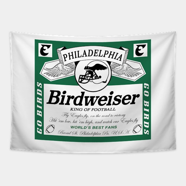 Birdweiser - White Tapestry by KFig21