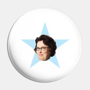 Phyllis's American Idol Star Pin