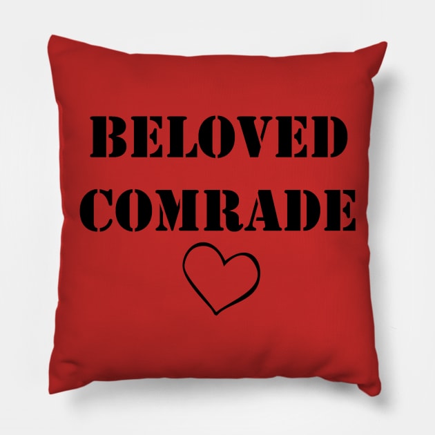 Beloved Comrade Heart III Pillow by RabbitWithFangs