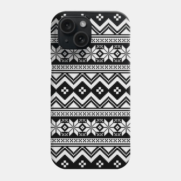 Russian Embroidery Pattern Phone Case by lemonize