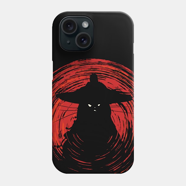 Sa murai Cat Sun Phone Case by Bongonation