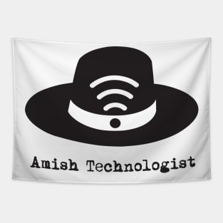 Amish Technologist Logo Tapestry