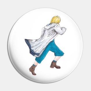 The Thirteenth Doctor Watercolour Pin