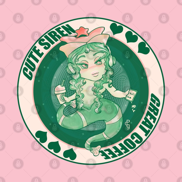 Cute Siren Coffee by Sutilmente