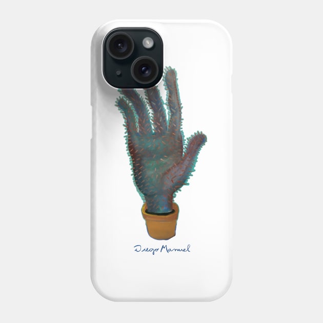 Cactus hand Phone Case by diegomanuel