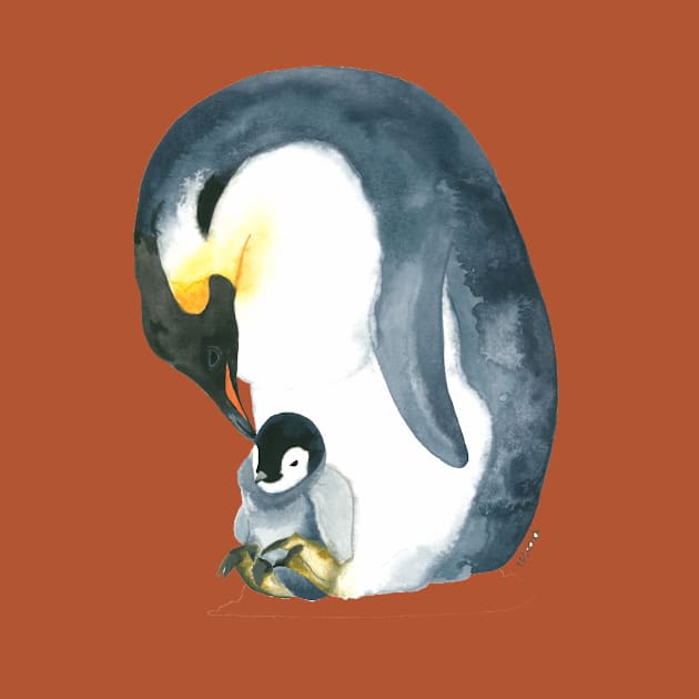 penguine love by Nora_Seoudi