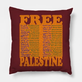 Free Palestine,Palestine cities, Palestine solidarity,Support Palestinian artisans,End occupation Pillow