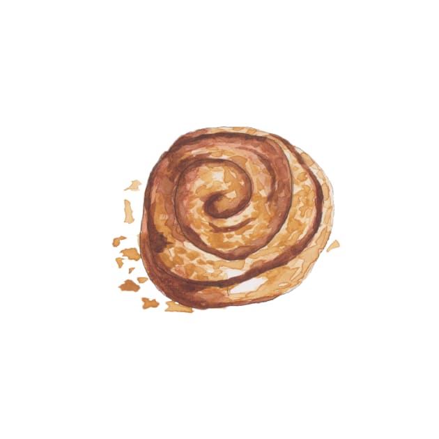 Cinnamon roll by Kimmygowland