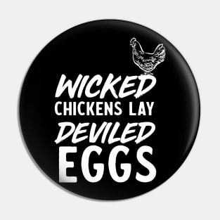 Wicked chickens deviled eggs Pin