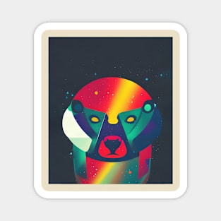 Space Cosmos Bear Magnet